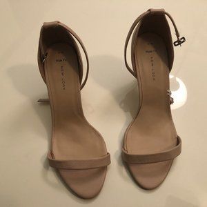 ASOS Wide Nude Pink Sandal - New Look